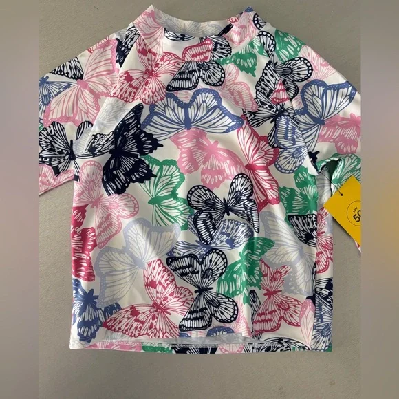 GAP KIDS  NWT butterfly print top & bottom UPF 50 
Protective swimwear  12 - Picture 2 of 9